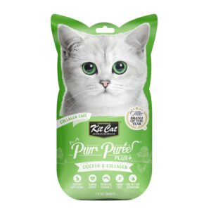 Purr Puree Plus+ Chicken & Collagen (Collagen Care) (4 x 15g sachets)