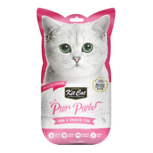 Purr Puree Tuna & Smoked Fish (4 x 15g sachets)