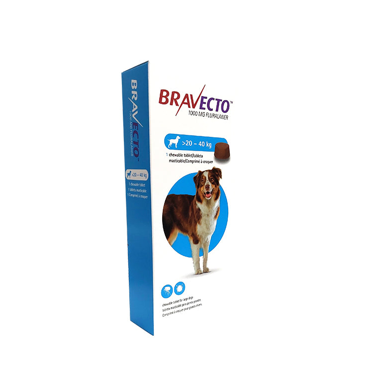 Flea and Tick Treatment for large dogs 20-40kg (1 x chew)