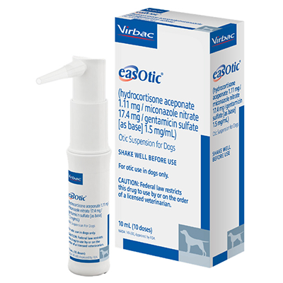 Otitis Externa Virbac Ear Drops For Dogs Easotic Ear Drops For