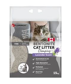 Lavender Scent Clumping Cat Litter 15kg
