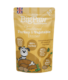Traditional Turkey & Vegetable Dinner Wet Dog Food 150g