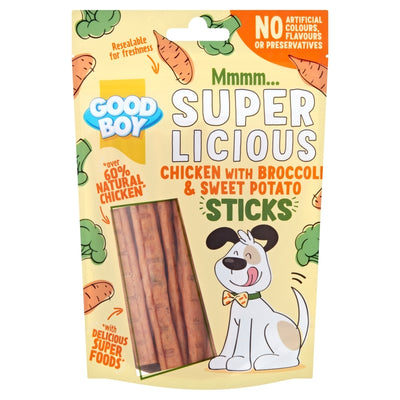 Super Licious Chicken with Broccoli & Sweet Potato Sticks 100g