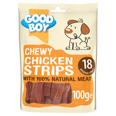 Chewy Chicken Strips 100g