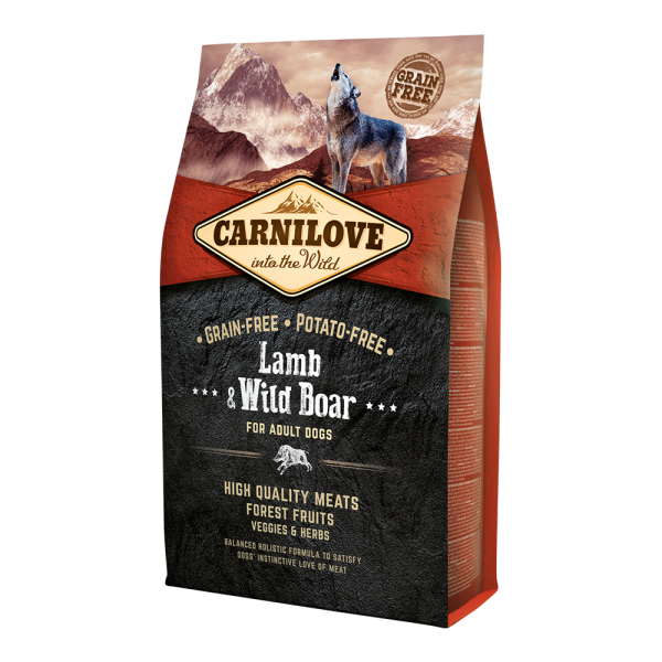 Lamb & Wild Boar For Adult Dogs 4kg