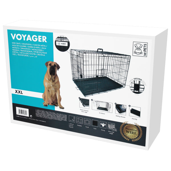 Voyager Wire Crate XXL (L122 X W76 X H84cm)