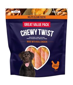 Twist Chicken Dog Treats Value Pack 345g