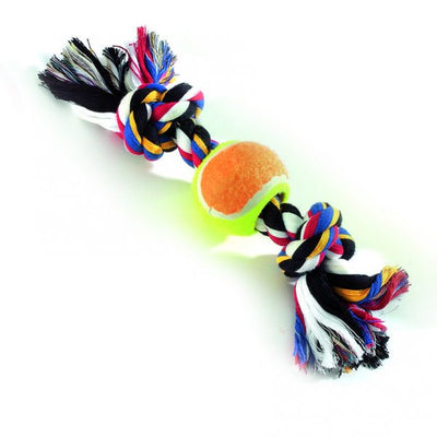 Cotton Rope Bone with Ball 26cmx120g