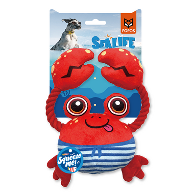 Sealife Crab Dog Toy
