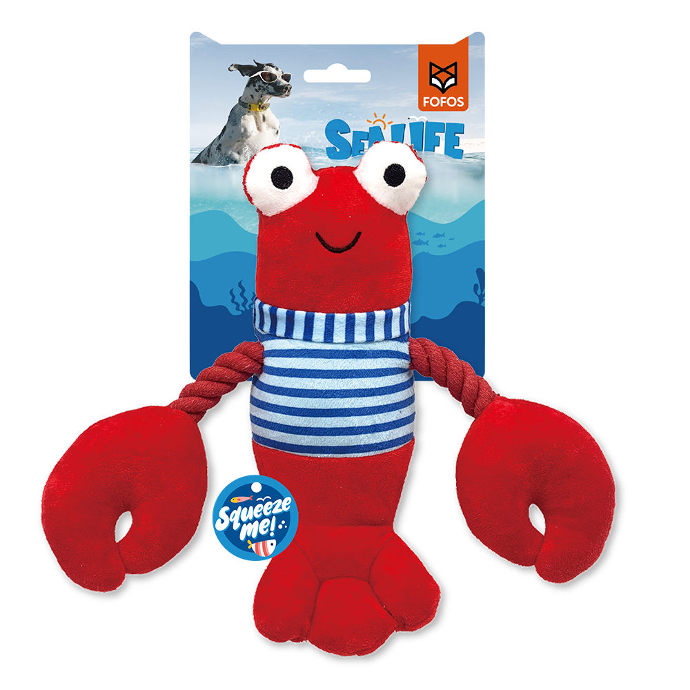 Sealife Lobster Dog Toy