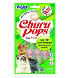 Inaba Churu Pops Tuna with Chicken 60g (4 Tubes)