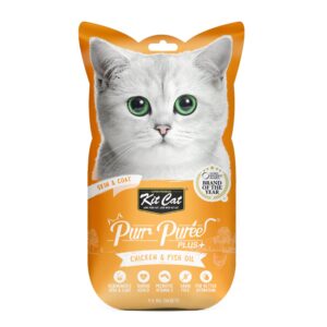 Purr Puree Plus+ Tuna & Fish Oil (Skin & Coat) (4 x 15g sachets)