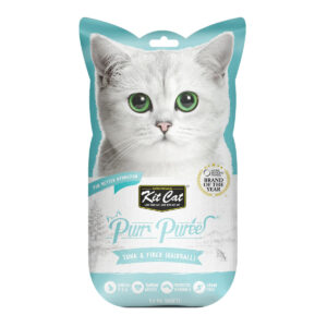 Purr Puree Tuna & Fiber (Hairball) (4 x 15g sachets)