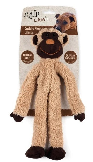 Lambswool Cuddle Ropey Flopper - Monkey