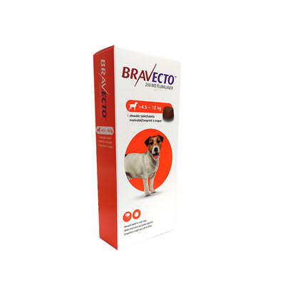 Flea and Tick Treatment for small dogs 4.5-10kg (1 x chew)