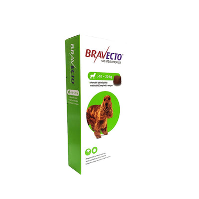 Flea and Tick Treatment for medium dogs 10-20kg (1 x chew)