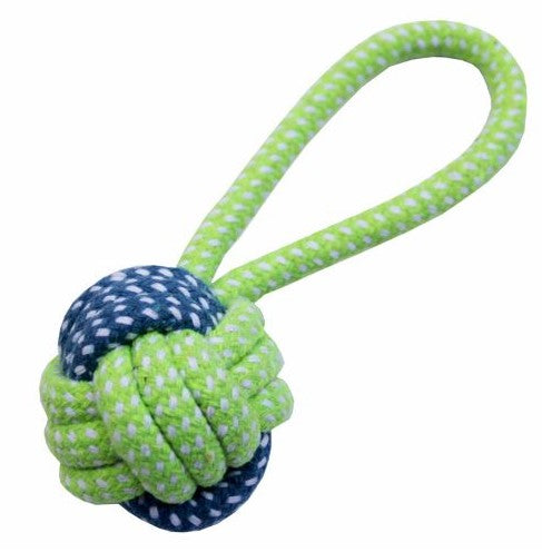 Chew Bite Cotton Rope with Knot Puppy Toy (15cm)