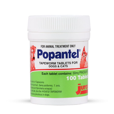 Popantel Worm Tablet Cats & Dogs / Praziquantal (1 tablet)