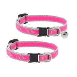 Reflective Safety Cat Collar – Pink Diamond