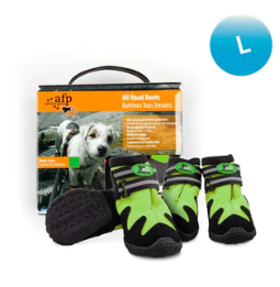 Outdoor Dog Shoes - Green / L