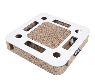 Spy Cardboard Cat Scratch Toy