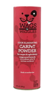 Wags & Wiggles Odor Eliminating Carpet Powder Fresh Strawberries 567g