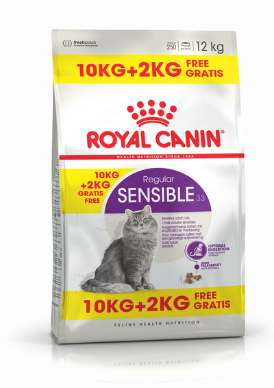 Feline Health Nutrition Sensible 10+2KG