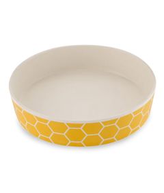 Classic Bamboo Honeycomb Cat Bowl