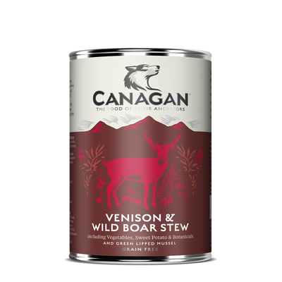 Venison & Wild Boar Stew Wet Food 400g