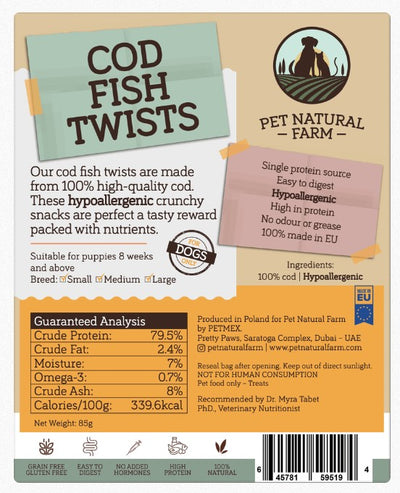 Cod Fish Twists 85g