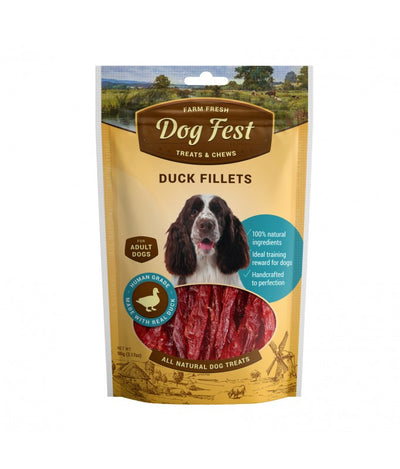 Duck Fillets For Adult Dogs - 90g