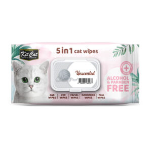 5-In-1 Cat Wipes UNSCENTED (80pcs)