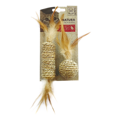 Natura Roll & Ball Cat Toy