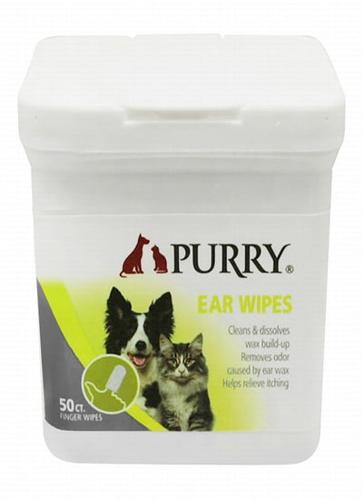 Purry Ear Wipes (50 pcs)