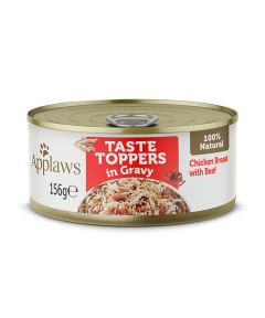 Topper in Gravy Chicken with Beef 156g