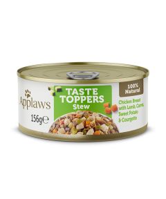 Vets Menu Topper Topper in Stew Chicken Lamb Veg 156g – The Vet Store