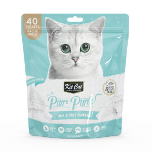 Purr Puree Tuna & Fiber (Hairball) (40 Sachets Value Pack)