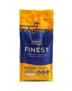 Fish4Dogs White Fish Adult Large Kibble Dog Food 6kg - My Pooch and Co.