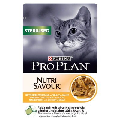 PRO PLAN Wet Sterilised Cat with Chicken 85g - My Cat and Co.