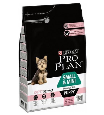 PRO PLAN Small & Mini Puppy Sensitive Skin with Salmon 3kg - My Pooch and Co.