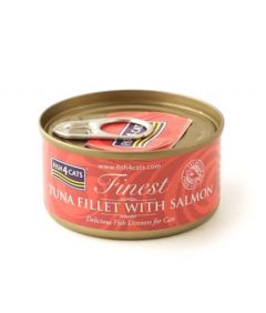Fish4Cats Tuna Fillet with Salmon 70g