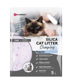 Silica Fine Clumping Regular Cat Litter 5L