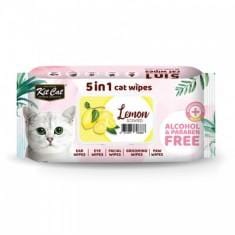 KIT CAT 5-In-1 Cat Wipes (80 pcs) - My Cat and Co.