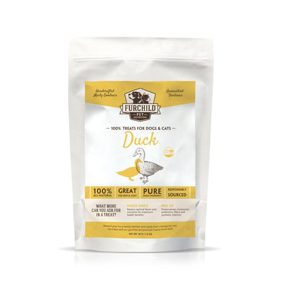 FURCHILD Premium Freeze-Dried Pasture-Raised Duck Breast Raw Pet Treats - My Cat and Co.