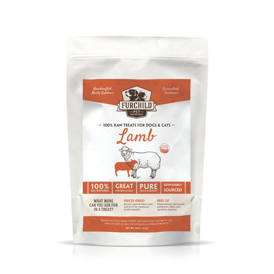 FURCHILD Premium Handcrafted Freeze-Dried Grass-Fed Lamb Raw Pet Treats - My Cat and Co.