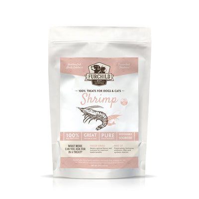 FURCHILD Premium Freeze-Dried Wild-Caught Shrimp Raw Pet Treats - My Cat and Co.