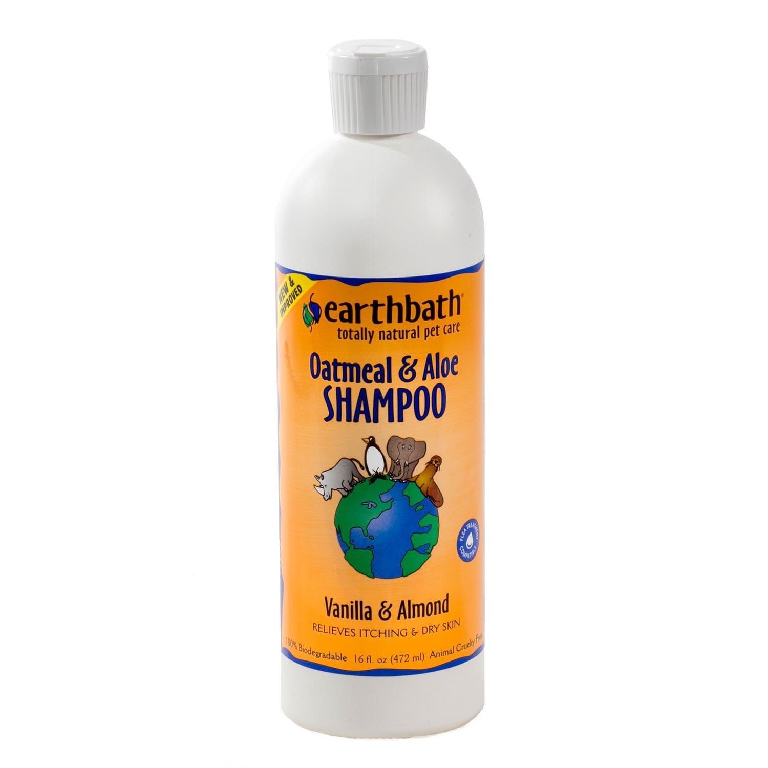 EARTHBATH Oatmeal & Aloe Shampoo Vanilla & Almond 475ml - My Pooch and Co.