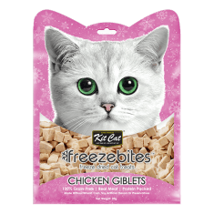 KITCAT Freezebites Dried Chicken Giblets 20g - My Cat and Co.