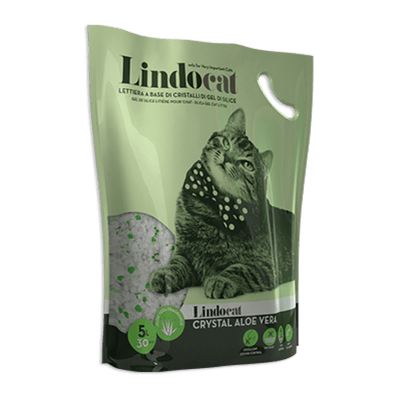 Lindocat Crystal Silicagel Aloe Vera 5lt - My Cat and Co.