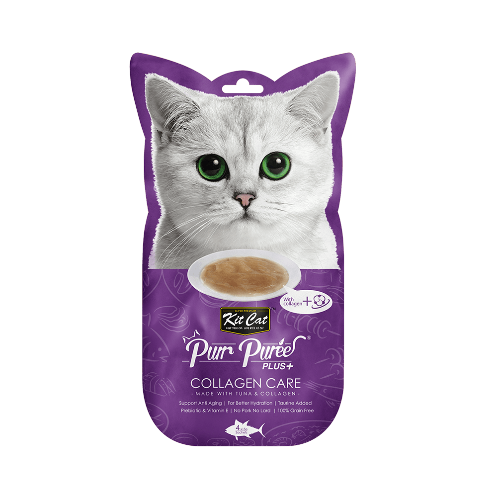 Puree Plus Collagen Care Tuna 60g - My Cat and Co.
